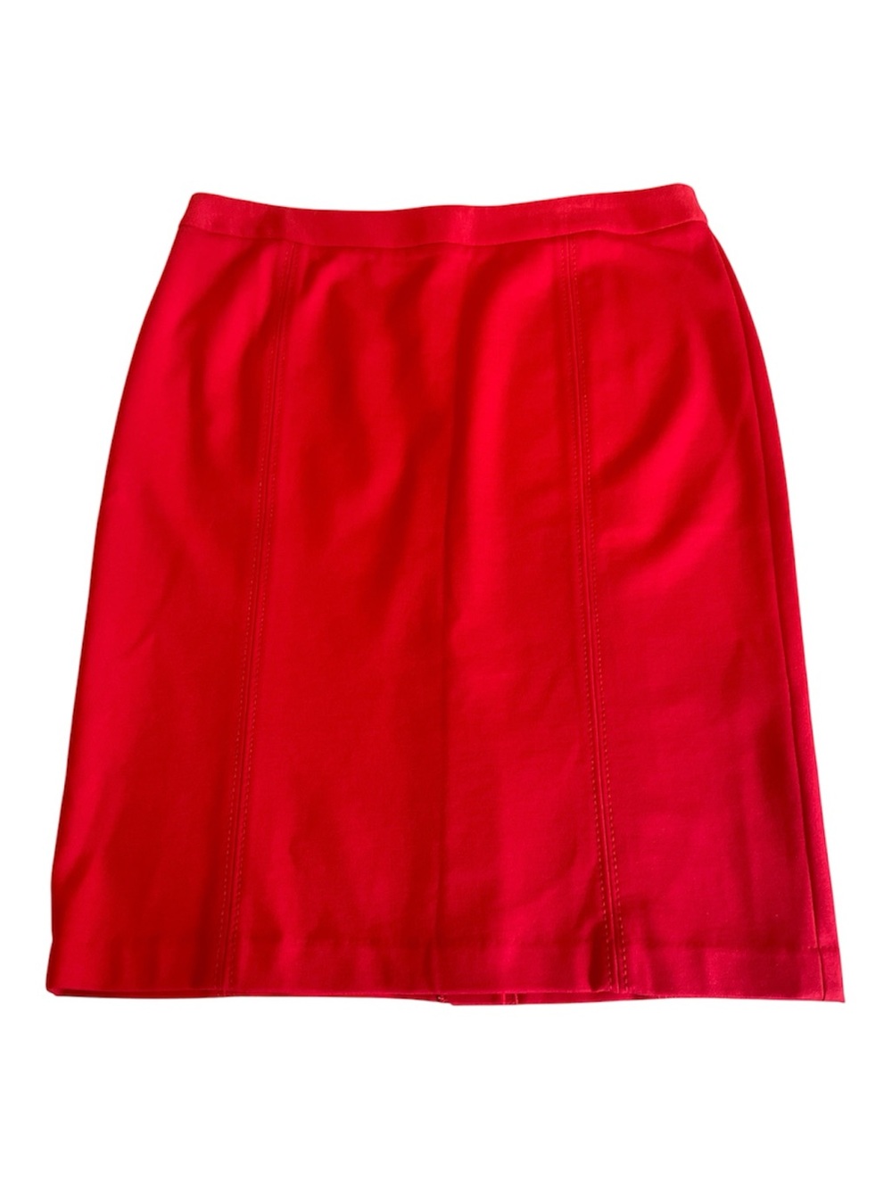Talbots Red Pencil Skirt Size 8 NWT-Like | Classic Career & Holiday Style